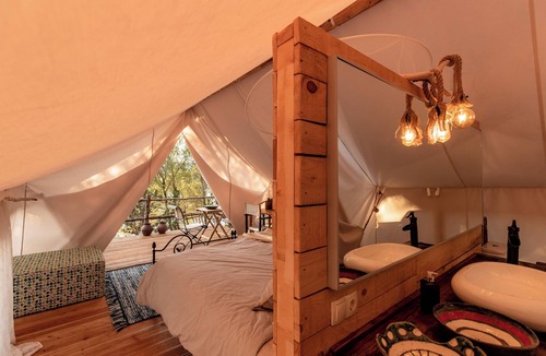 Cove Basina (Jelsa) RV Rental | Cozy glamping tent in Hvar island with sea view