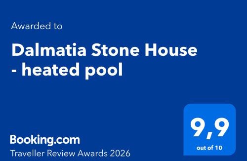 Central Dalmatia House | Dalmatia Stone House - heated pool