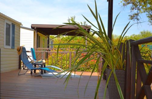 Lanterna Resort | Eden Mobilhome with XXL Terrace in Naturist Resort Solaris FKK