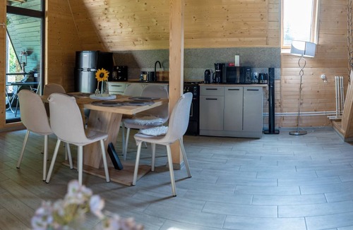 Remeti House | Escape Remeti Aframe by the River - Cosy mountain cabin with outdoor hot tub