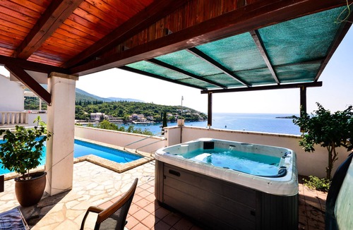 Molunat Villa | Extraordinary 3bed/3bath villa, with sea views,pool and hot tub for 8