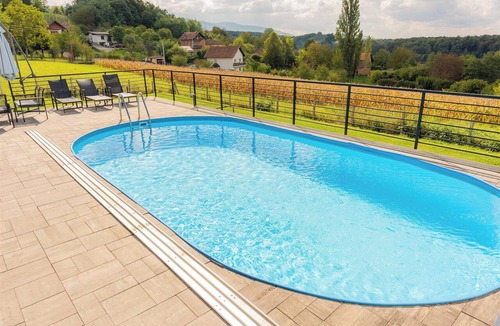 Strmec Stubicki Villa | Family-friendly hillside villa with pool, jacuzzi, sauna, terrace, and scenic Medvednica views.