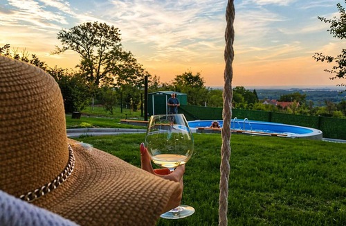 Erdut House | Family-friendly countryside retreat with pool, jacuzzi, playground, and Danube views.