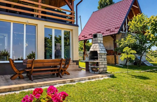 Erdut House | Family-friendly countryside retreat with pool, jacuzzi, playground, and Danube views.