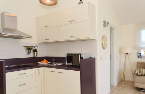 Seget Donji House | Fantastic beachfront apartment with private balcony on the Adriatic.Top location