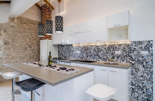 Slano House | Gorgeous home in Slano with house sea view