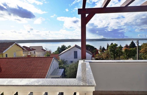 Maslenica Apartment | Holiday apartment mit Klimaanlage und Meerblick