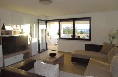 Zdrelac Apartment | Ilsad apartments, Apartment with pool 80 meters from se, Sea view from balcony
