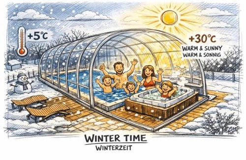 Kircija Villa | Julijud, heated pool, jacuzzi, DOME and sauna