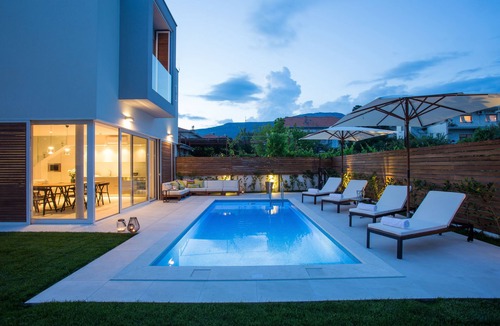 Kastel Stari Villa | Koras Villa - Modern designed villa with heated pool - few steps from the beach