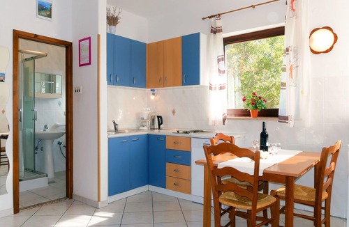 Sveti Vid Dobrinjski Apartment | Lovely apartment for 4 people with pool, WIFI, A/C, TV, patio and pets allowed