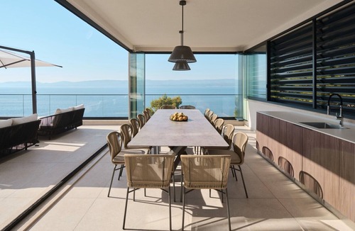 Omis Villa | Luxurious Villa Deluxe Mimice by the sea with heated outdoor and indoor pools, sauna, and gym for 20 people.