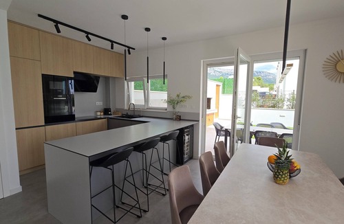 Kastel Sucurac Villa | Luxury 4-bedroom villa with massage jets and Heated Swimming pool.