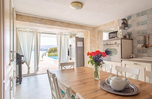 Okrug Gornji Villa | Luxury Seafront Villa Destiny Ciovo with 2 Pools