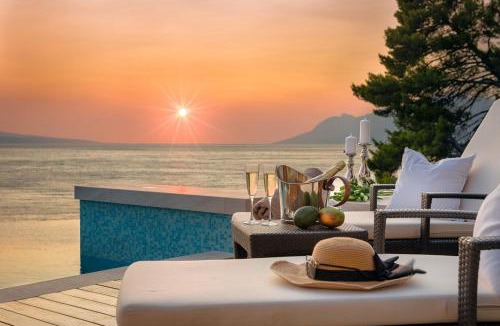 Brela Villa | Luxury seafront villa Brela Pride with heated pool