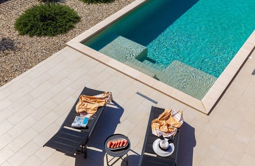 Sveti Filip i Jakov Villa | Luxury Villa Wave heated pool sauna, bbq, family