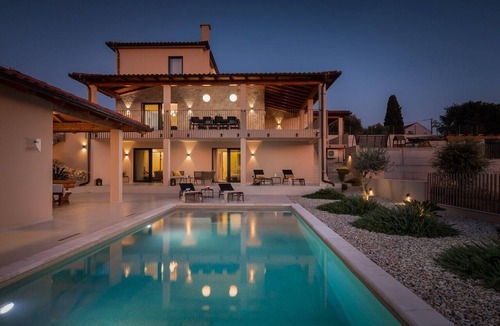Sveti Filip i Jakov Villa | Luxury Villa Wave & San, 2 heated pools, sauna, gym, barbecue, ideal for families