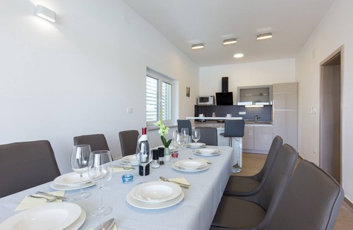 Sveti Vid-Miholjice Villa | Luxury Villa Orchidea with Sea View and big Pool