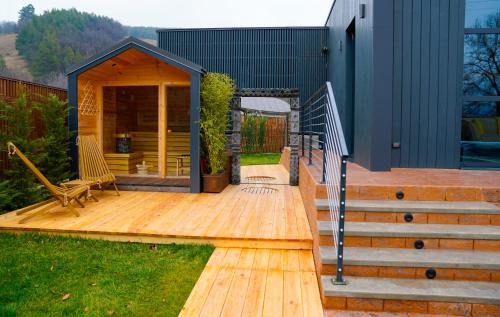 Pangarati Ski Chalet | Mănăstirii Chalet - Wood, Glass & Silence