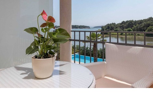 Medulin Other | Modern apartment with balcony, sea and pool view for a couple in Medulin