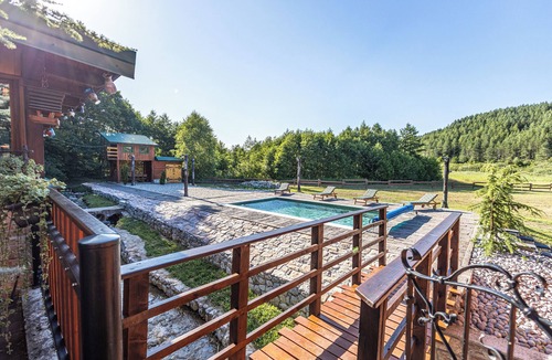 Municipality of Plaski House | Modern villa with pool and jacuzzi in the heart of Lika by river and nature.