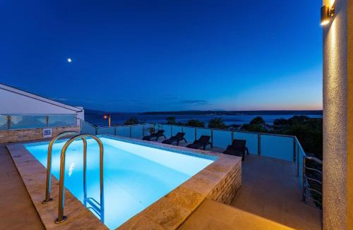 Maslenica House | MY DALMATIA - Sea view villa Anpero with private heated pool and sauna