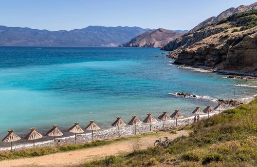 Draga Bascanska Apartment | One bedroom apartment with terrace Draga Bašćanska, Krk (A-22861-a)