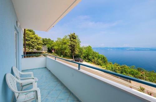Obrs Apartment | One bedroom apartment with terrace and sea view Mošćenička Draga, Opatija (A-7766-a)
