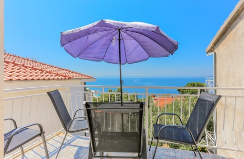 Baska Voda Apartment | One bedroom apartment with balcony and sea view Baška Voda, Makarska (A-300-c)