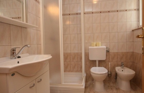 Baska Voda Apartment | One bedroom apartment with terrace and sea view Baška Voda, Makarska (A-6718-a)