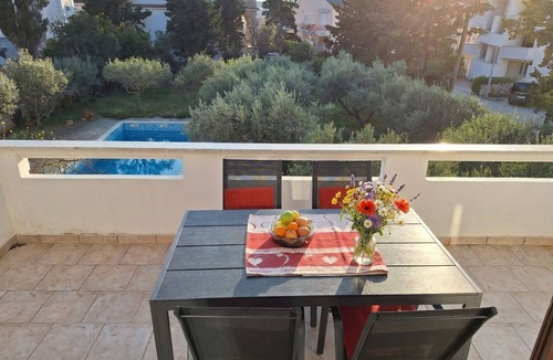 Zrce Apartment | One-bedroom apartment Casa Vidasca 102 with the pool and private balcony