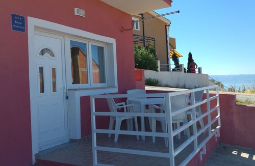 Podstrana Apartment | One bedroom apartment with terrace and sea view Podstrana, Split (A-14112-a)