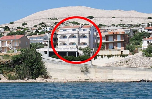 Kustici Apartment | One bedroom apartment with terrace and sea view Zubovići, Pag (A-4130-c)