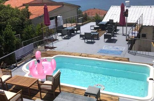 Brela Apartment | One bedroom apartment with terrace and sea view Brela, Makarska (A-22910-c)