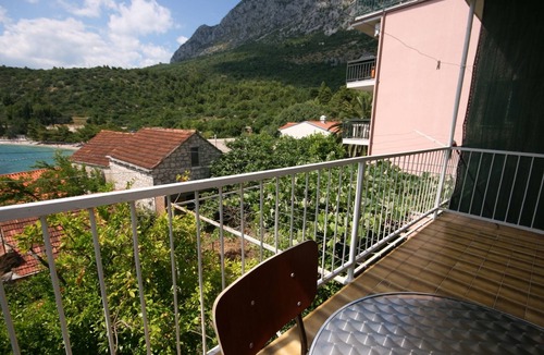 Podaca Apartment | One bedroom apartment with balcony and sea view Podaca, Makarska (A-6874-a)