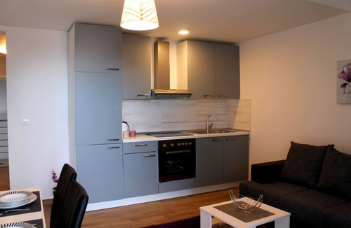 Podaca Apartment | One bedroom apartment with balcony and sea view Podaca, Makarska (A-15475-a)