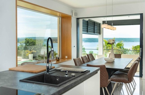 Maslenica Villa | Panoramic sea view Villa Michele with infinity pool