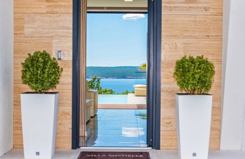 Maslenica Villa | Panoramic sea view Villa Michele with infinity pool