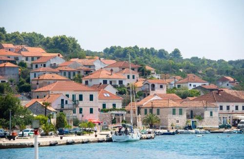 Veliki Drvenik House | Peaceful Stone House 100m from Sea Private Garden Drvenik Veliki