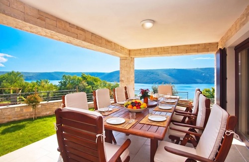 Trget Villa | Pool Villa Royal Blue/w Panoramic Sea View, Labin, Croatia