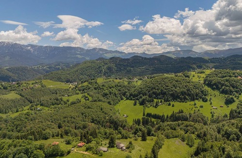 Moieciu Ski Chalet | Private Hilltop Villa with Panoramic Bucegi & Piatra Craiului Views | Sleeps 10