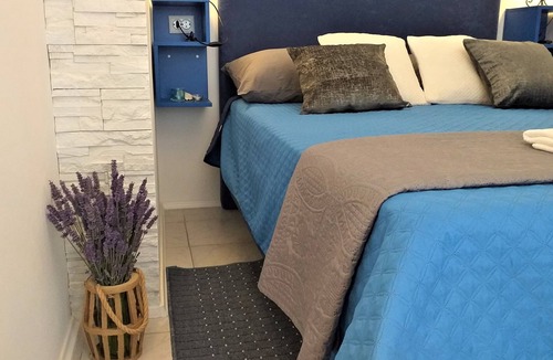 Rava House | Ravart Double room with balcony and sea view balcony and summer kitchen