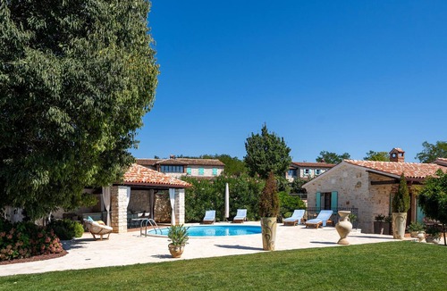 Mofardini Villa | Recharge your soul at this romantic stone villa with pool, garden & sunset view