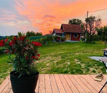 Bedekovcina Ski Chalet | Relaxing Tiny House with a beautiful view over the hills in Zagorje