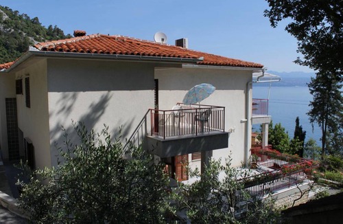 Medveja Cabin | Room with terrace and sea view Medveja, Opatija (S-7720-a)