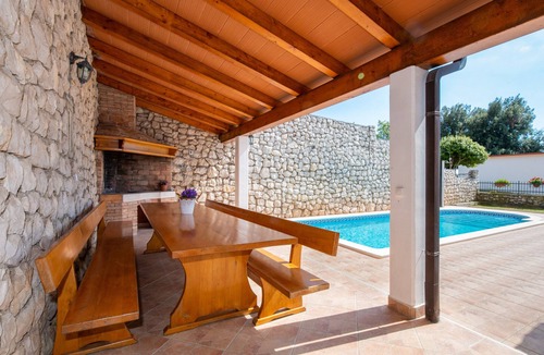 Koromacno Ski Chalet | Standalone House Marija up to 12 People private Pool and Seaview by 22Estates