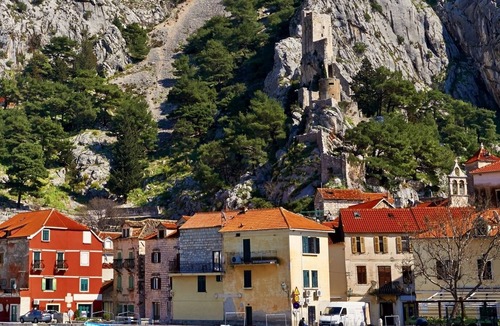 Omis Apartment | Studio apartment in Duće with Seaview, Balcony, Air condition, WIFI (122-8)