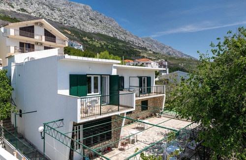 Lokva Rogoznica Apartment | Studio flat with terrace and sea view Lokva Rogoznica, Omiš (AS-18638-d)