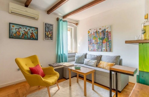 Donji Grad Apartment | Studio flat with air-conditioning Zagreb (AS-21954-a)