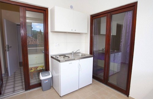 Bidol Apartment | Studio flat with balcony Makarska (AS-11418-b)